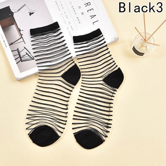 Transparent ankle socks - Picture 2 of 7